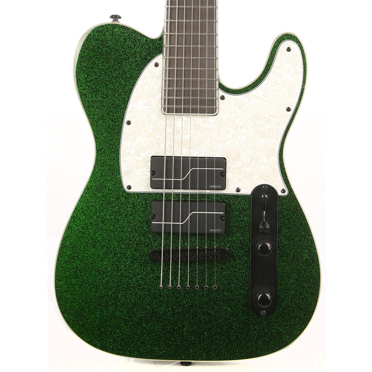ESP LTD Stephen Carpenter Signature SCT-607 Baritone Green Sparkle