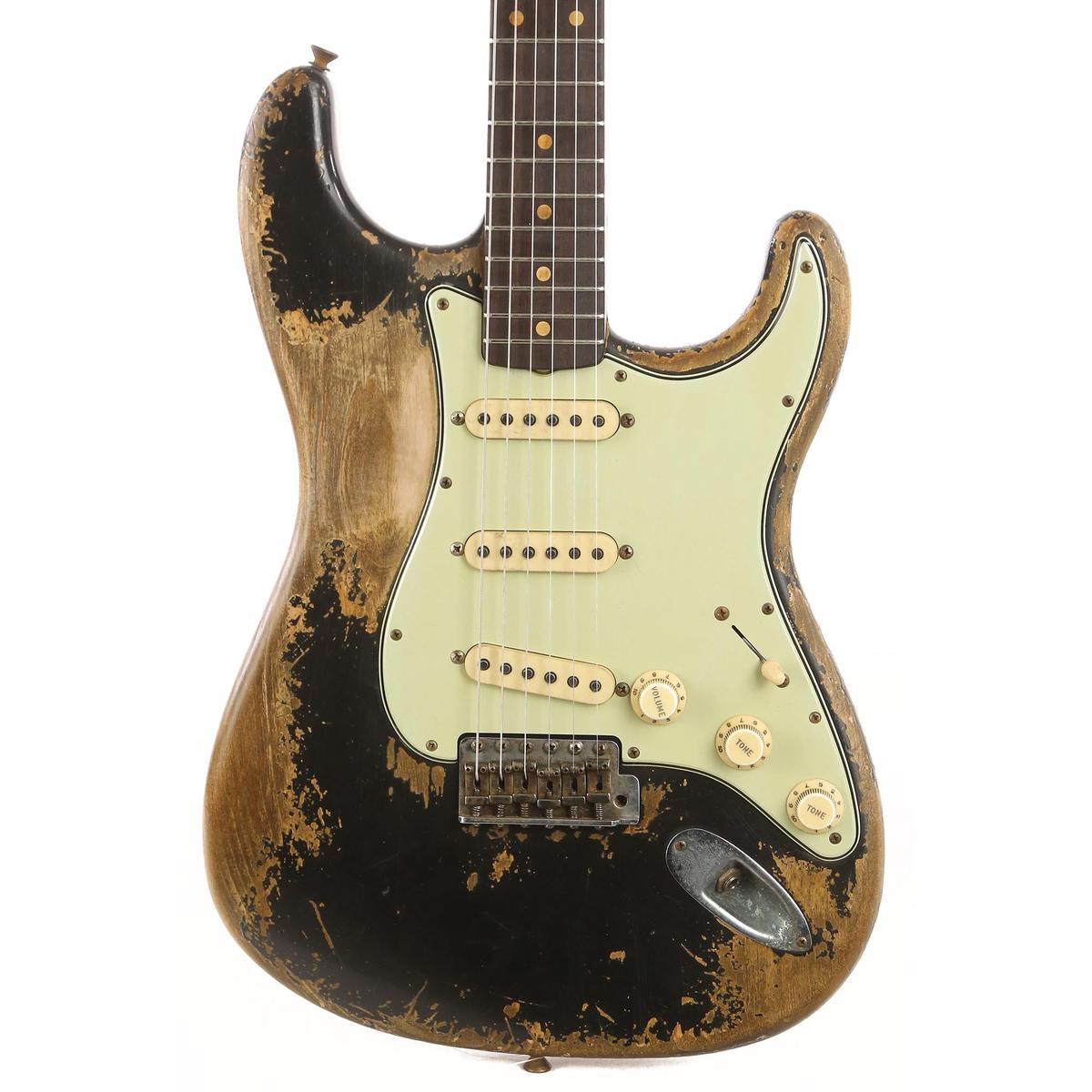 Fender Custom Shop 1960s Stratocaster Ultimate Relic Black Masterbuilt Vincent Van Trigt