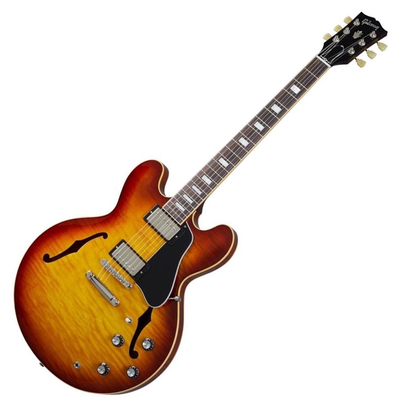 Gibson ES 335 Hollow Body Electric Guitar in Iced Tea w/Case - ES35F00ITNH