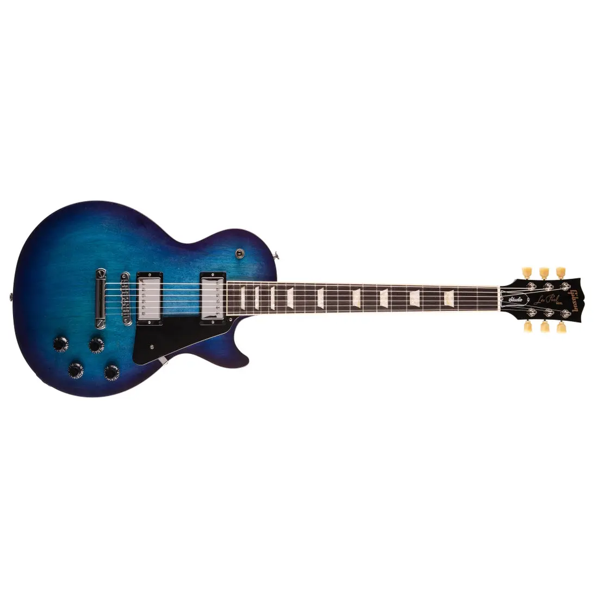 Gibson - Les Paul Studio Electric Guitar with Softshell Case - Blueberry Burst -LPST01B9CH