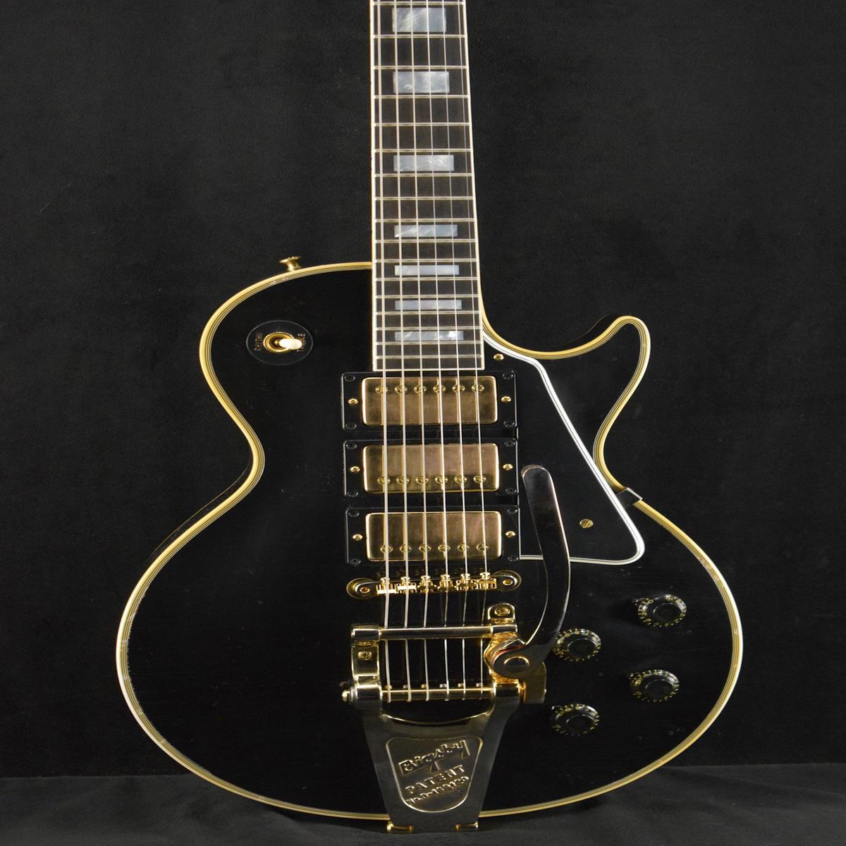 Gibson Murphy Lab 1957 Les Paul Custom 3-pickup Bigsby Light Aged Ebony