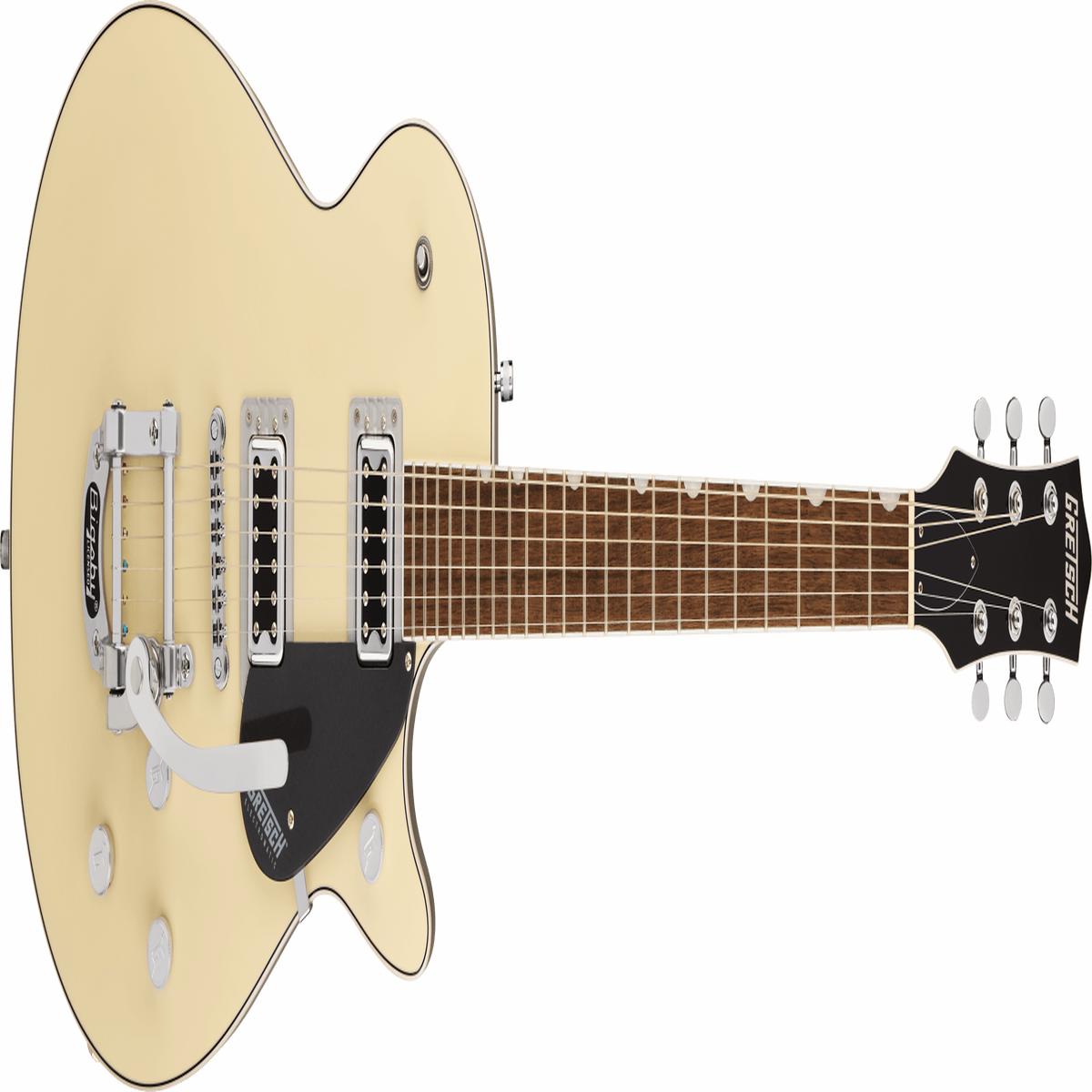 Gretsch G5230T Electromatic Jet FT Single-Cut with Bigsby, Laurel Fingerboard, Two-Tone Vintage White/London Grey