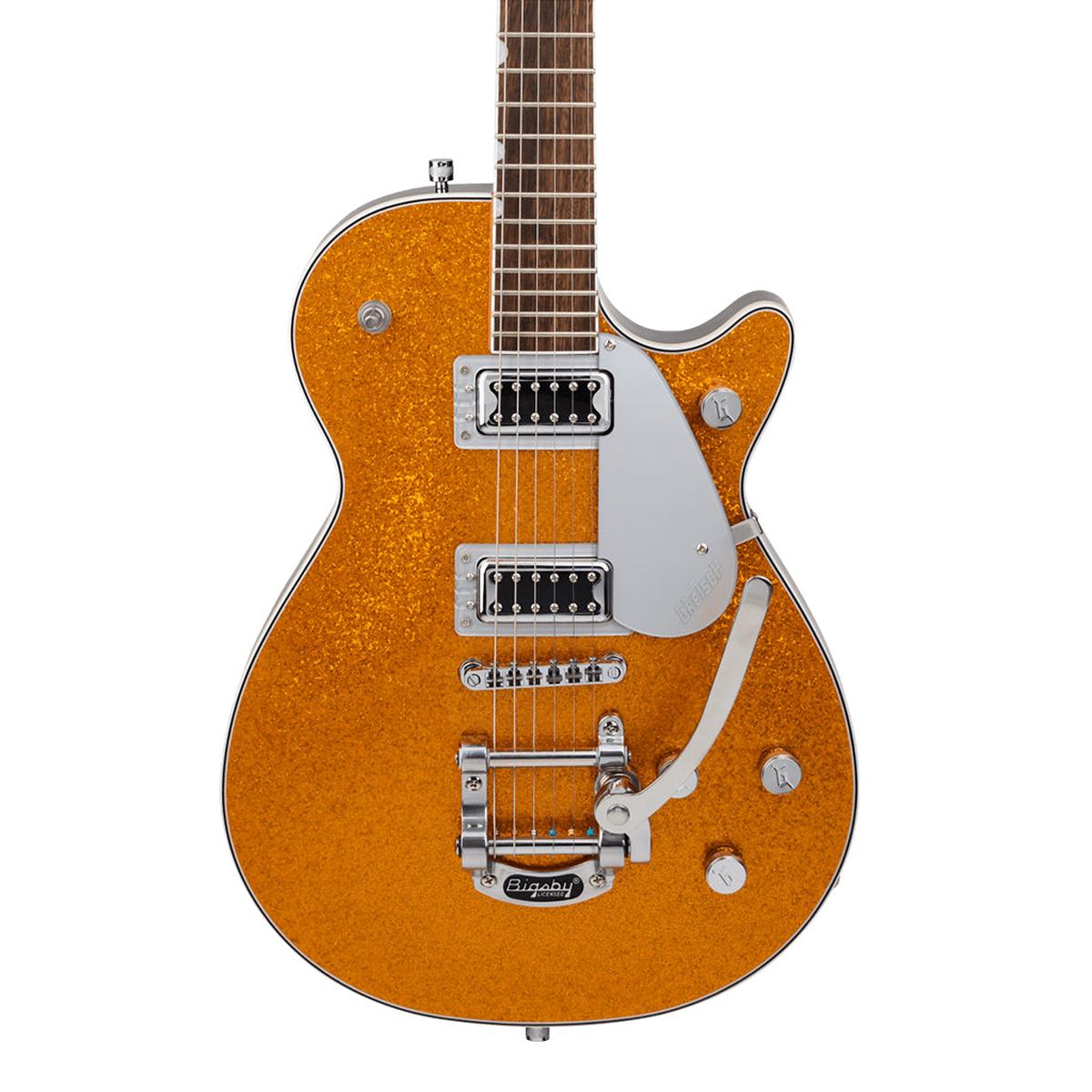 Gretsch G5230T Electromatic Sparkle Jet FT Singlecut with Bigsby Laurel Fingerboard Gold Sparkle