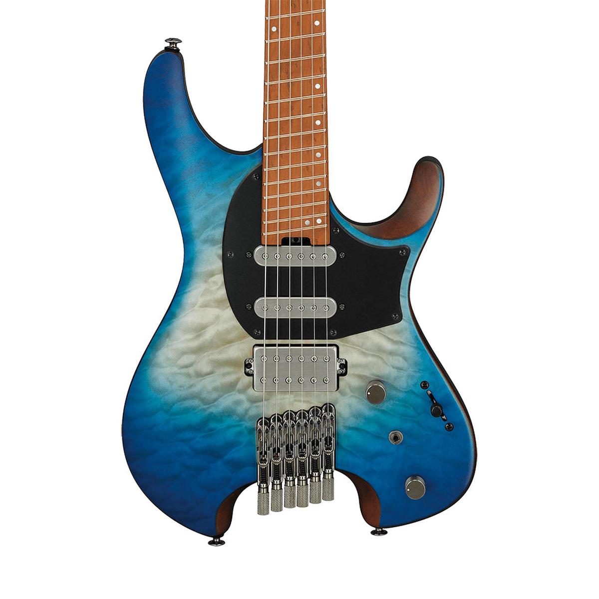 Ibanez - Q QM Quest Premium Electric Guitar - Blue Sphere Burst Matte