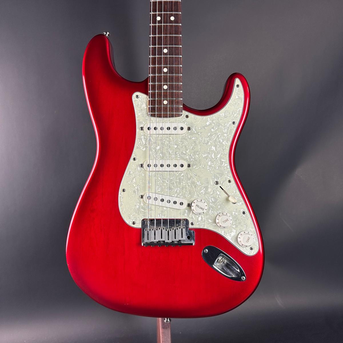 Used 1995 Fender American Standard Strat Crimson Burst w/case TSU23818