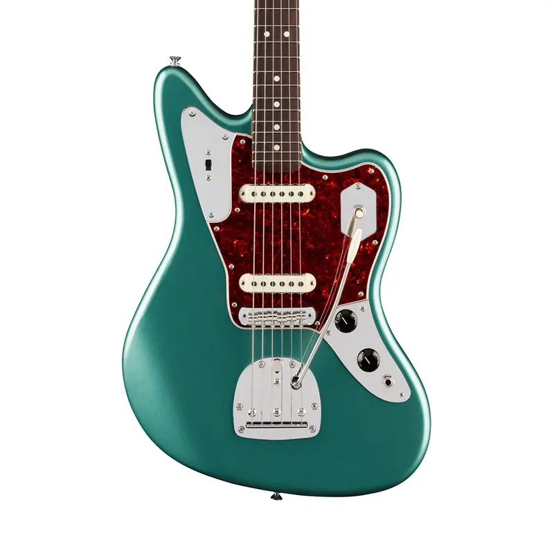 Fender American Professional Classic Jaguar - Faded Sherwood Green Metallic, Rosewood Fingerboard