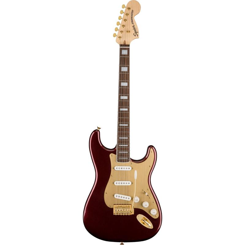 Fender Squier 40th Anniversary Stratocaster Gold Edition Electric Guitar
