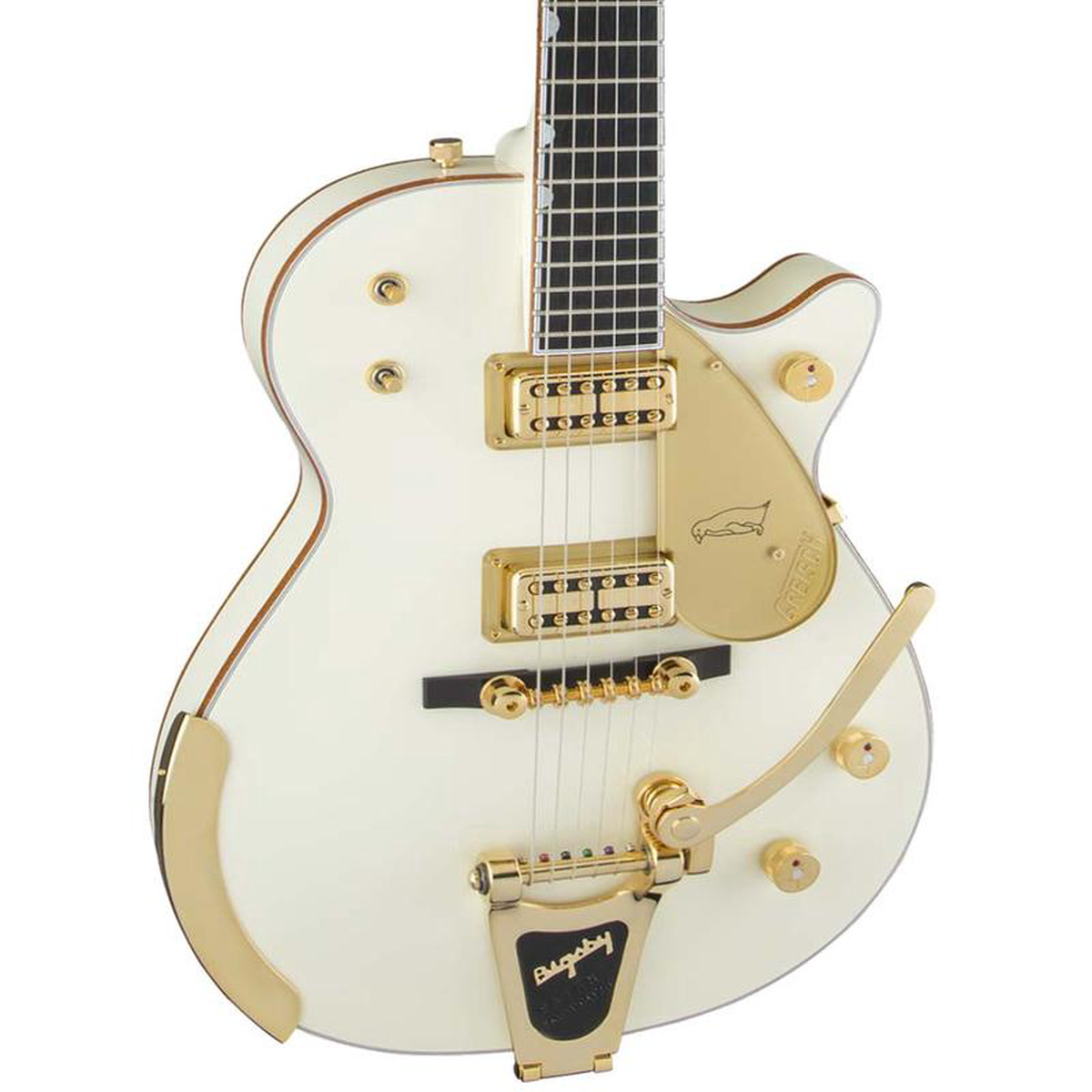 Gretsch G6134T-58 Vintage Select 58 Penguin with Bigsby, TV Jones  Vintage White