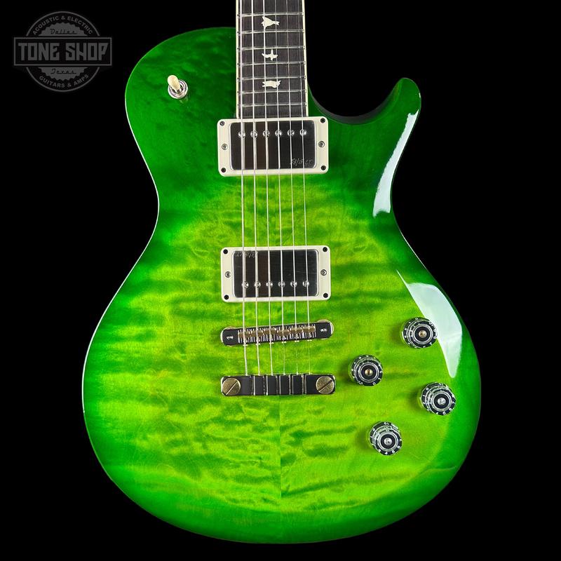 PRS S2 Wood Library McCarty 594 Singlecut Quilt Eriza Verde w/bag S2083169