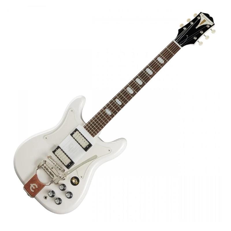 Epiphone Crestwood Tremotone Custom 6 String Electric Guitar - Polaris White