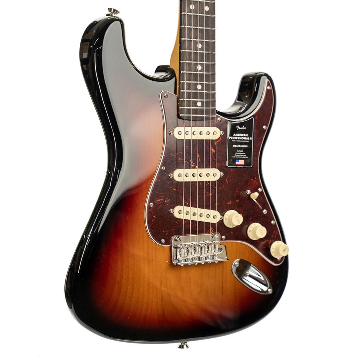 Fender American Professional II Stratocaster, Rosewood Fingerboard - 3-Color Sunburst