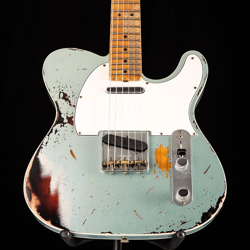Fender Custom Shop 1965 Telecaster Custom Relic Aged Firemist Silver Over 3 Tone Sunburst