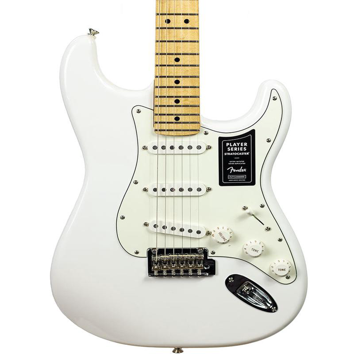 Fender Player Stratocaster  Polar White with Maple Fingerboard