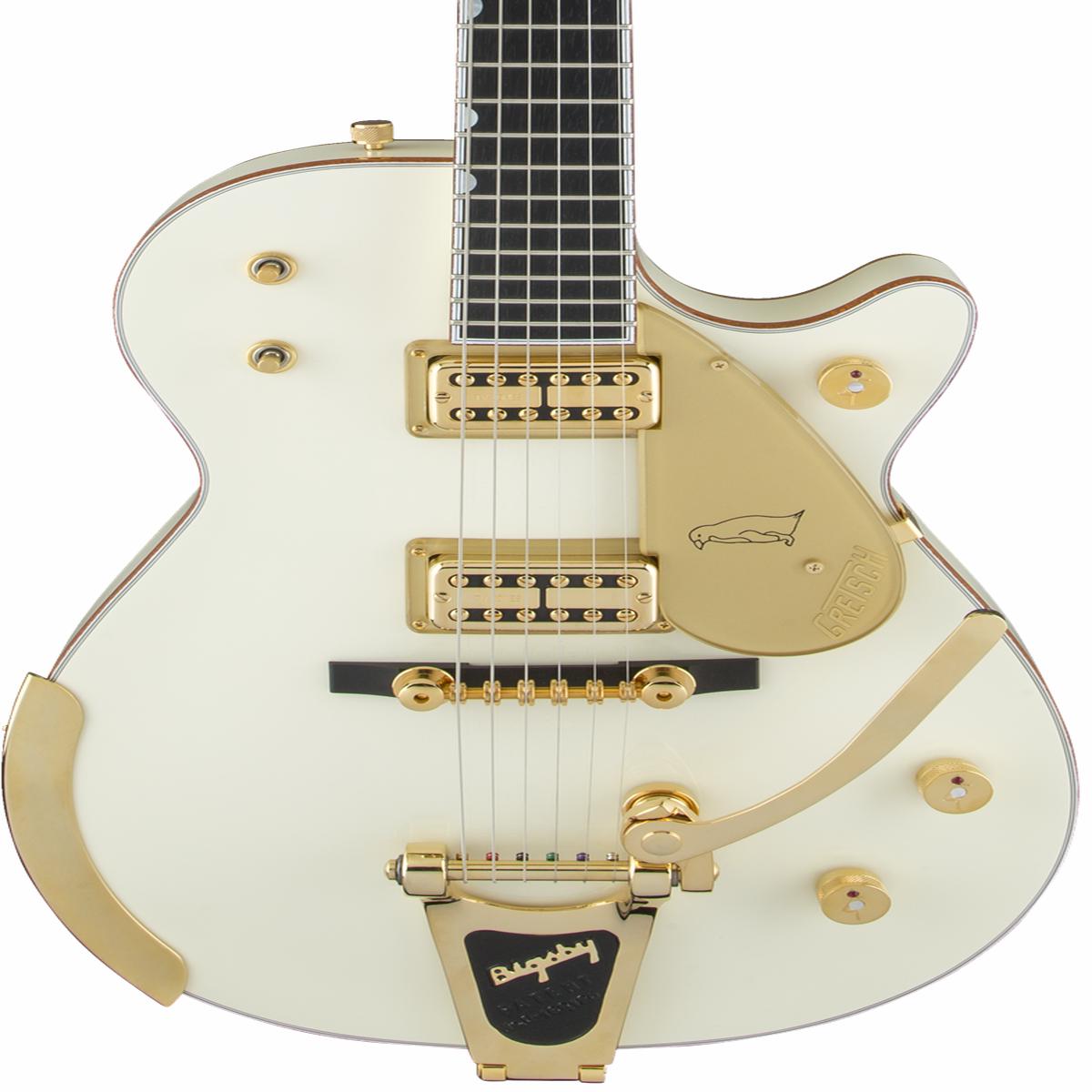 Gretsch G6134T-58 Vintage Select 58 Penguin Vintage White Bigsby w/case