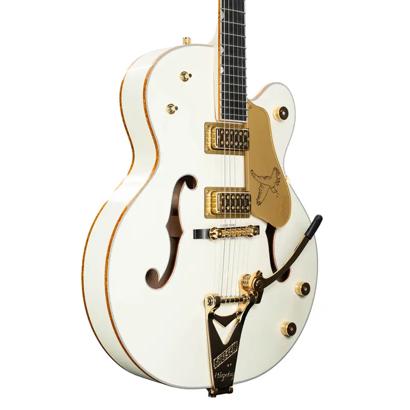 Gretsch G6136T-59 Vintage Select Edition '59 Falcon Hollow Body w Bigsby Electric Guitar - Vintage White | New