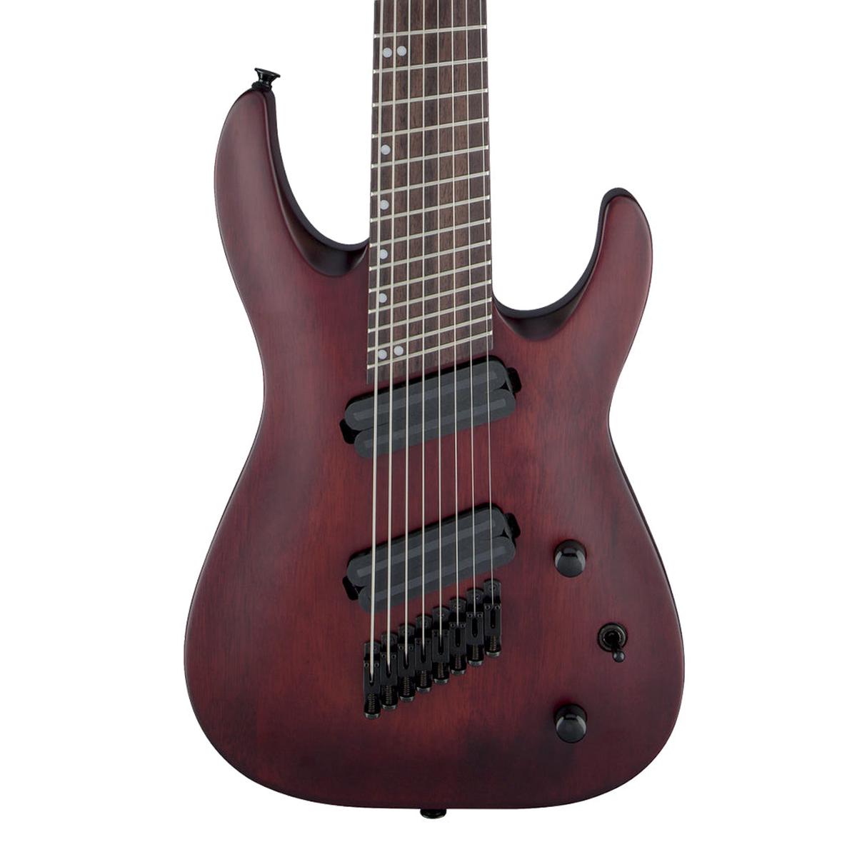 Jackson X Series Dinky Arch Top DKAF8 MS Laurel Fingerboard Multi-Scale Stained Mahogany Electric Guitars 2911638557