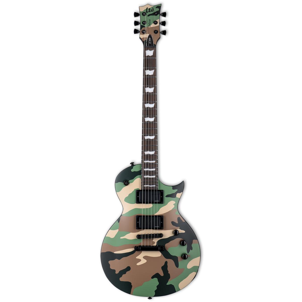 LTD Eclipse 1000 Electric Guitar in Woodland Camo Satin