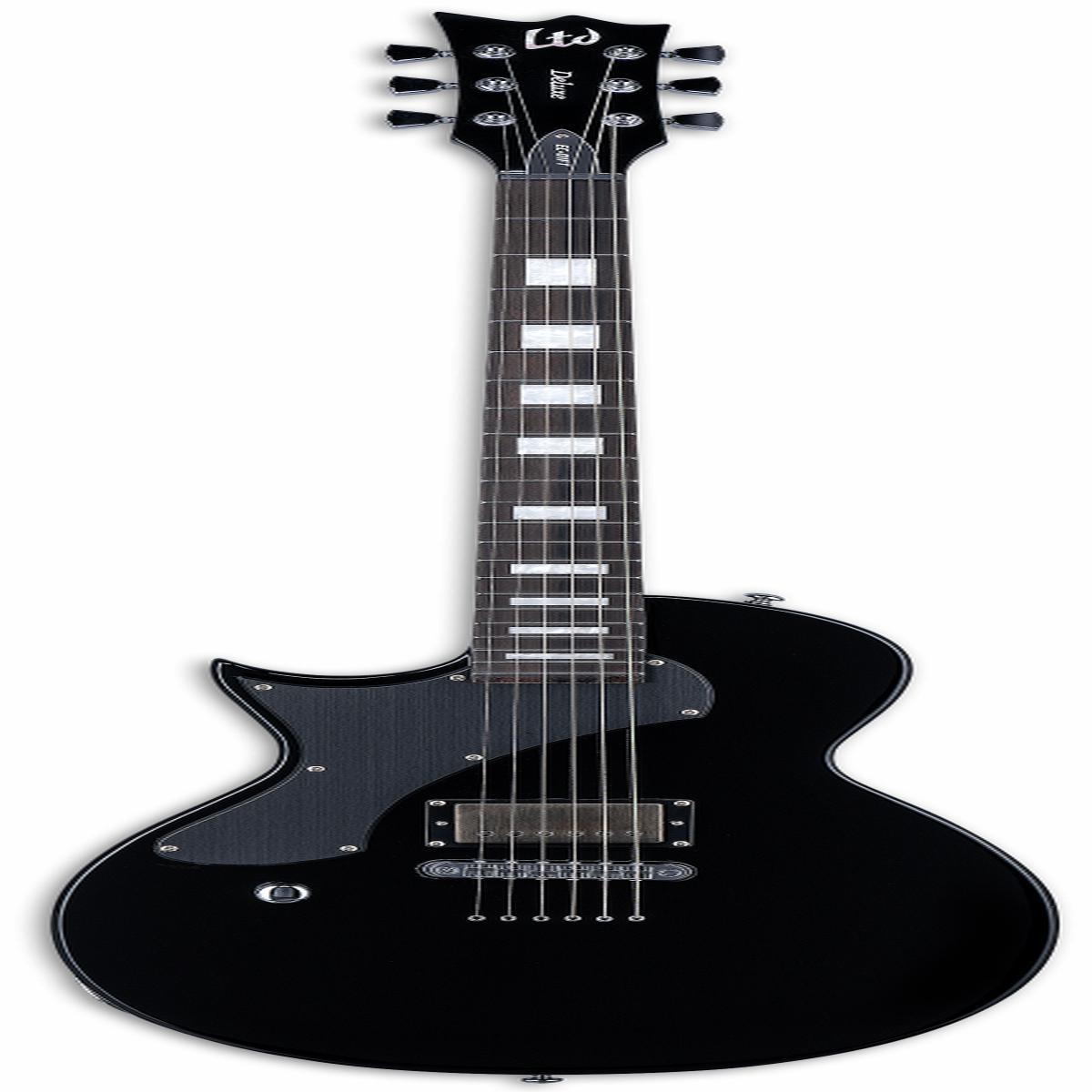 ESP LEC01FTBLKLH Left-Handed Electric Guitar (Black)
