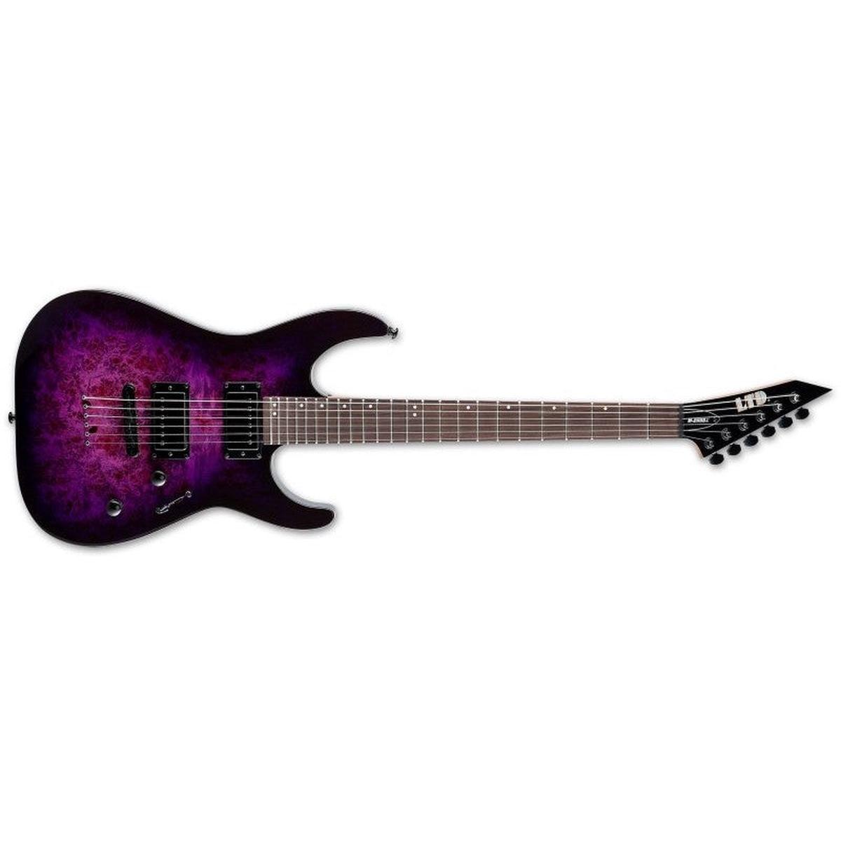 ESP - M-200DX Electric Guitar - Purple Burst - LM200DXNTPRB