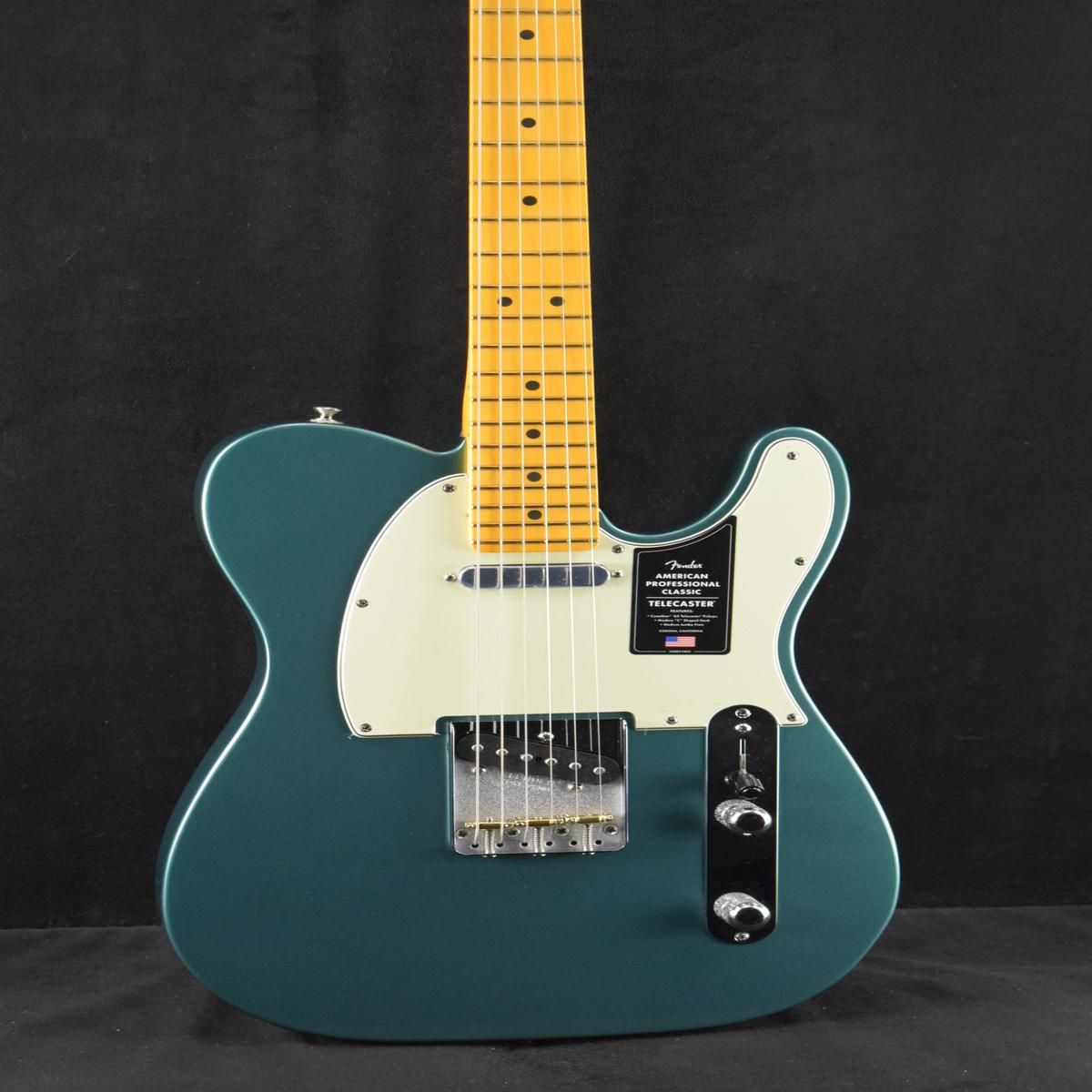 Fender American Professional Classic Telecaster Maple Fingerboard Faded Sherwood Green Metallic