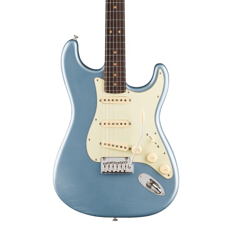 Fender American Ultra Luxe Vintage '60s Stratocaster Rosewood Ice Blue Metallic w/case