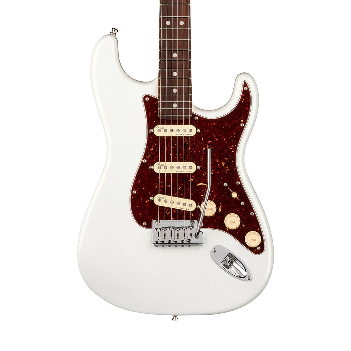 Fender American Ultra Stratocaster Rosewood Electric Guitar - Arctic Pearl