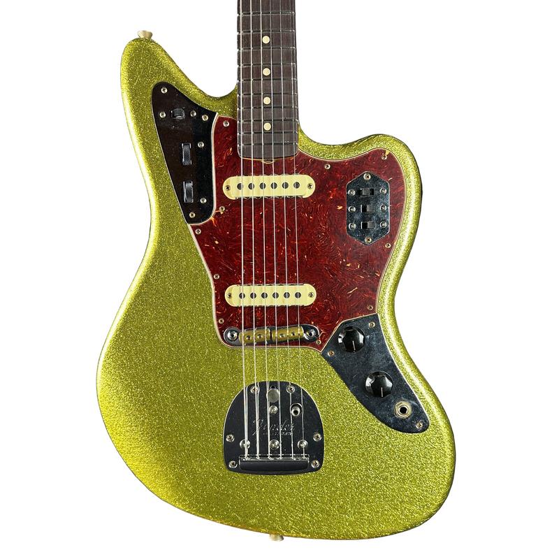Fender Custom Shop 1962 Jaguar Journeyman Relic Chartreuse Sparkle w/case