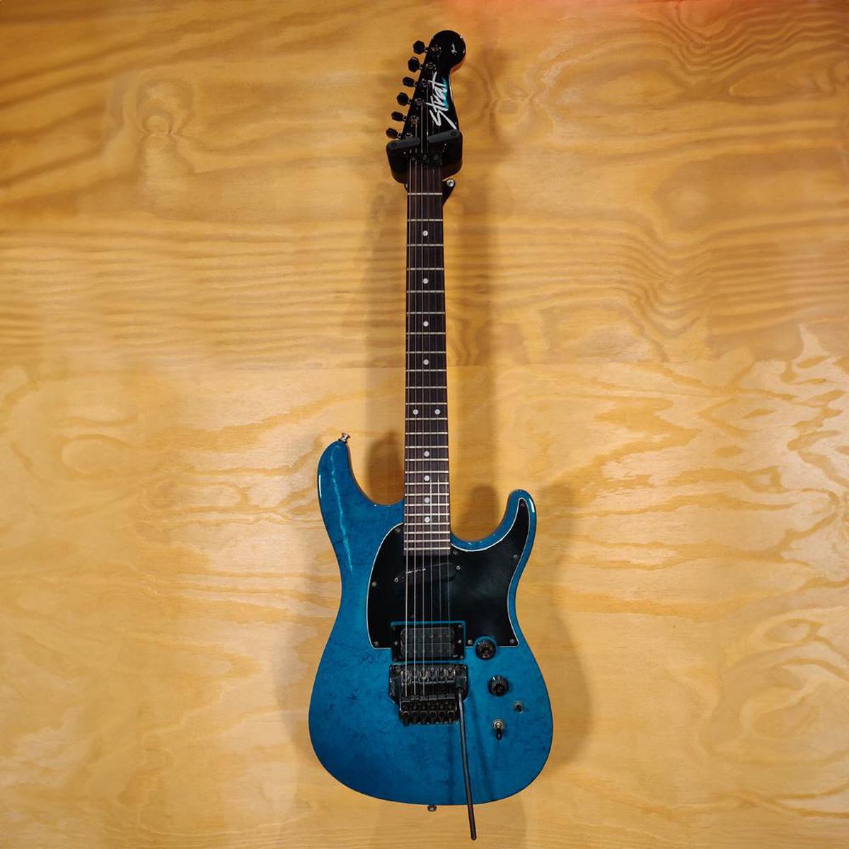 Fender HM Stratocaster Electric Guitar in Bluestone - Preloved