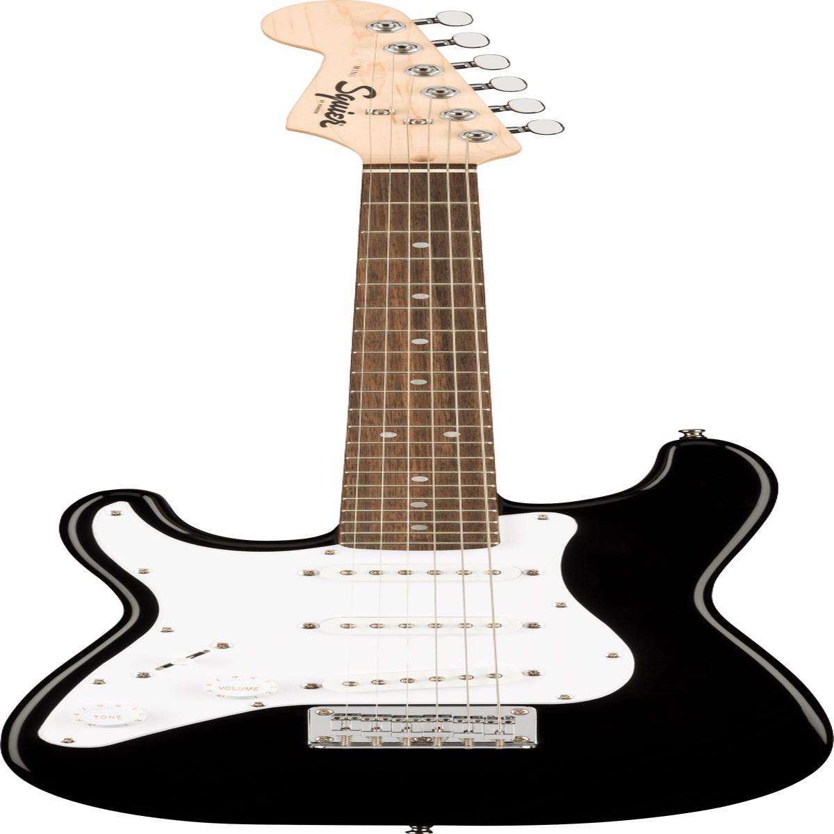 Fender SQUIER MINI STRATOCASTER Left Handed Electric Guitar (Black)