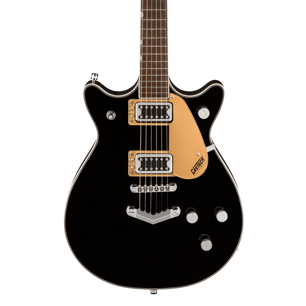 Gretsch G5222 Electromatic Double Jet BT with V-Stoptail, Laurel Fingerboard, Black