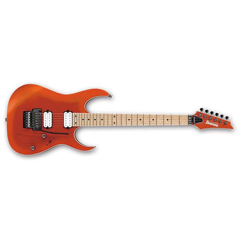 Ibanez Prestige Series RG652AHMS Electric Guitar - Orange Metallic Burst Flat