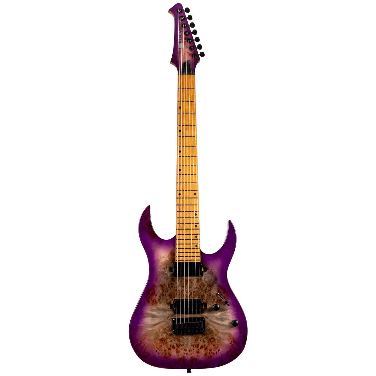 Spira S-457 TPP 7 String Electric Guitar Transparent purple