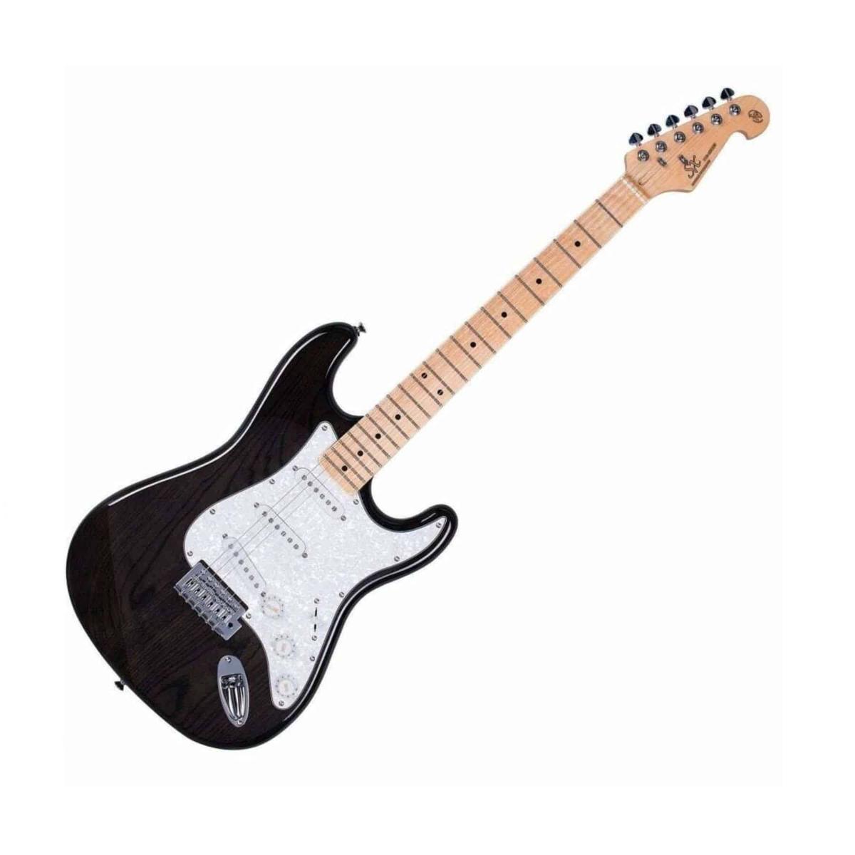 Strat Swamp Ash Thru Black