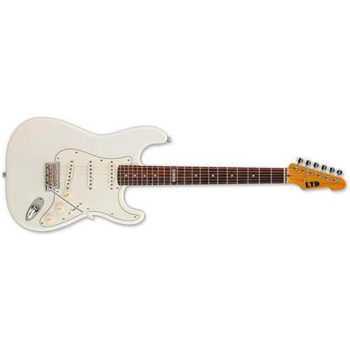 ESP LTD ST-213 Row Rosewood Electric Guitar in Olympic White