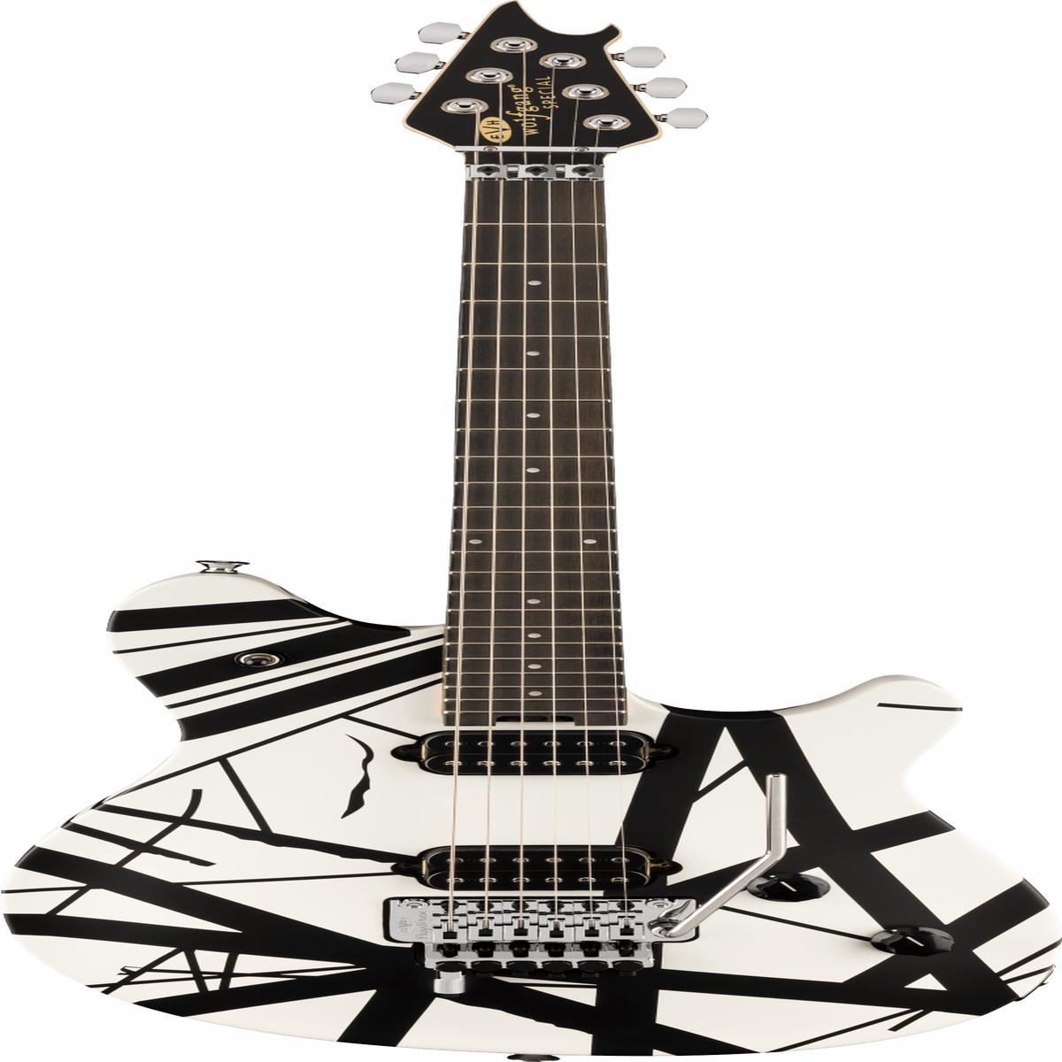 EVH WOLFGANG SPECIAL STRIPED Electric Guitar (Black And White)