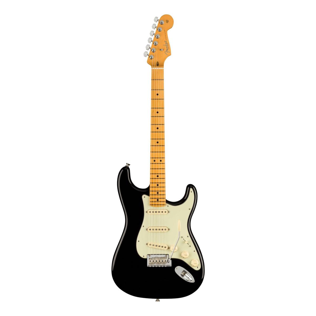 Fender American Professional II Stratocaster Electric Guitar w Maple Fretboard - Black