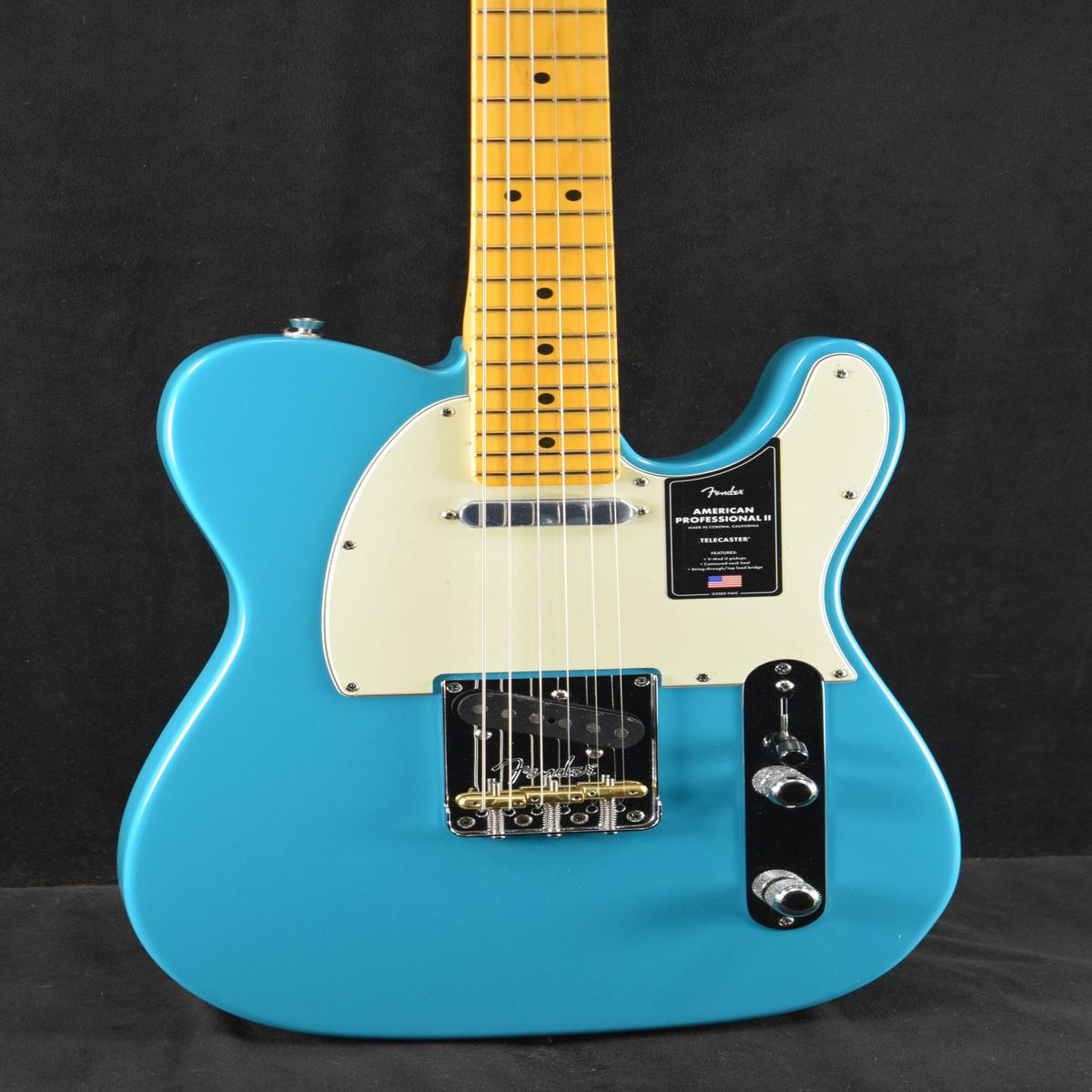 Fender American Professional II Telecaster Maple Fingerboard Miami Blue