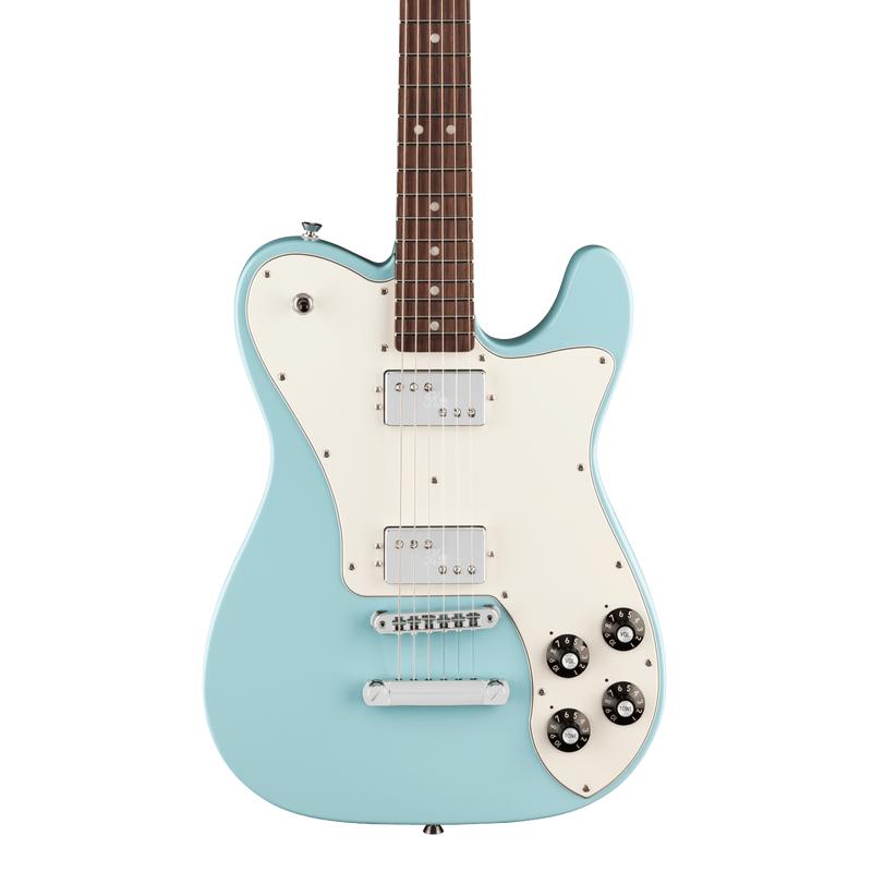 Fender Kingfish Delta Day Telecaster Deluxe RW Daphne Blue w/case