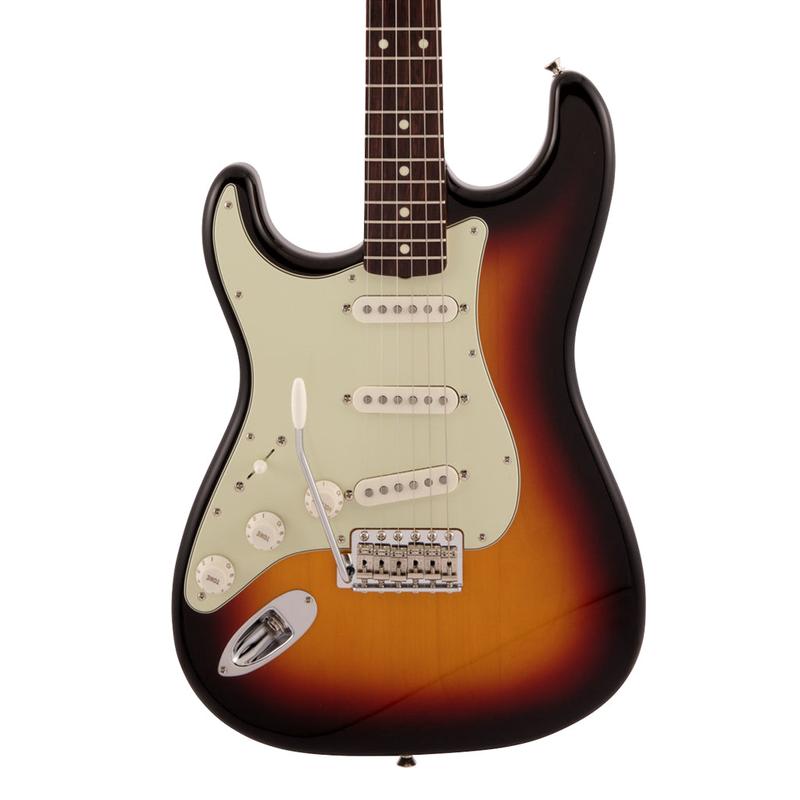 Fender Made in Japan Traditional 60s Stratocaster, Left-Handed, Rosewood Fingerboard, 3-Color Sunburst