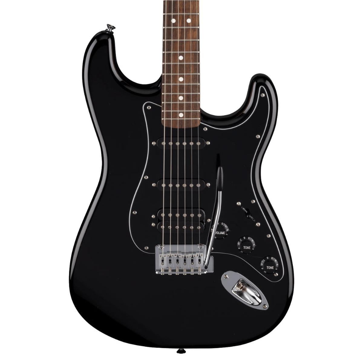 Fender Standard Stratocaster HSS, Laurel Fingerboard Electric Guitar - Black