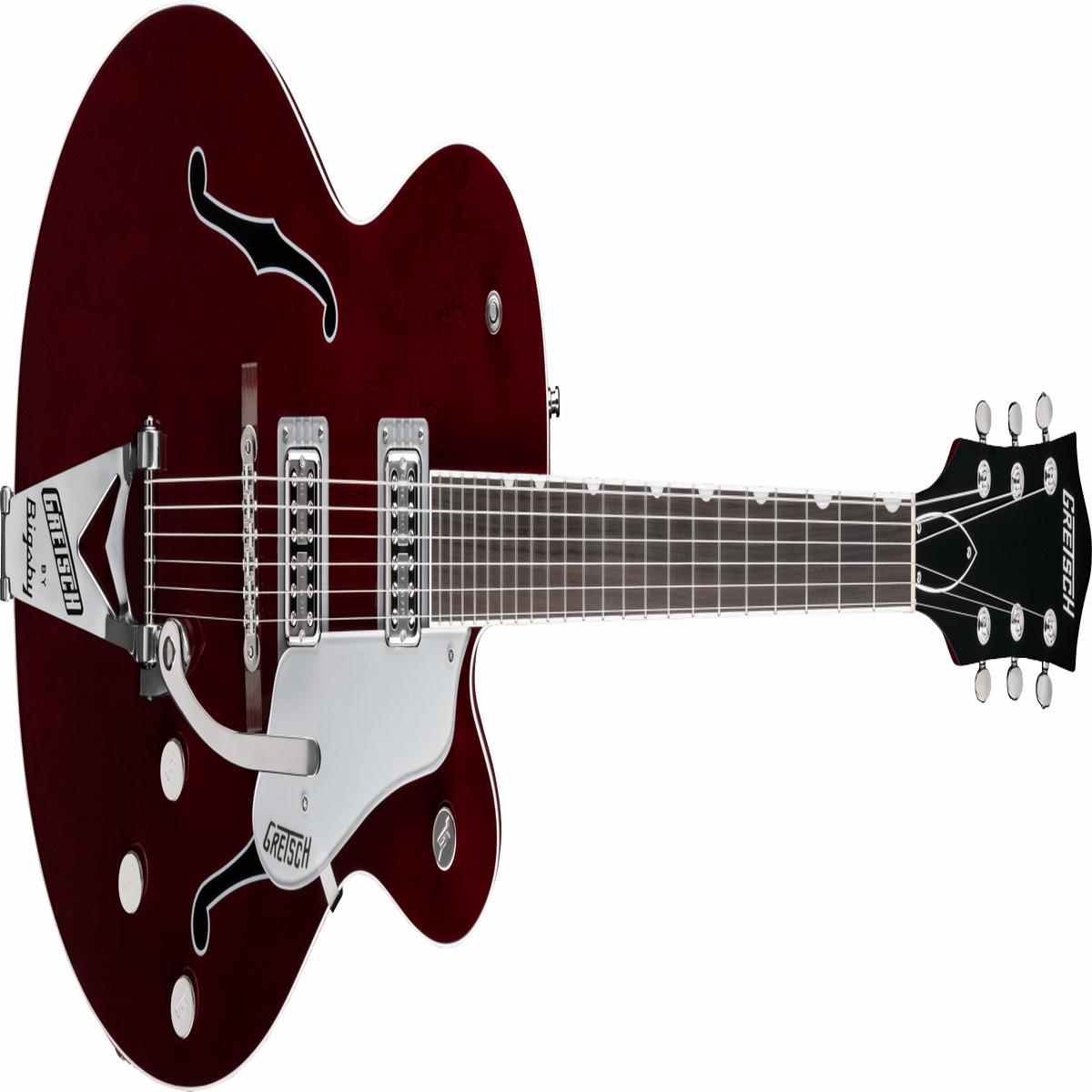 Gretsch G6119T-ET Players Edition Tennessee Rose Electrotone Hollow Body with String-Thru Bigsby, Dark Cherry Stain