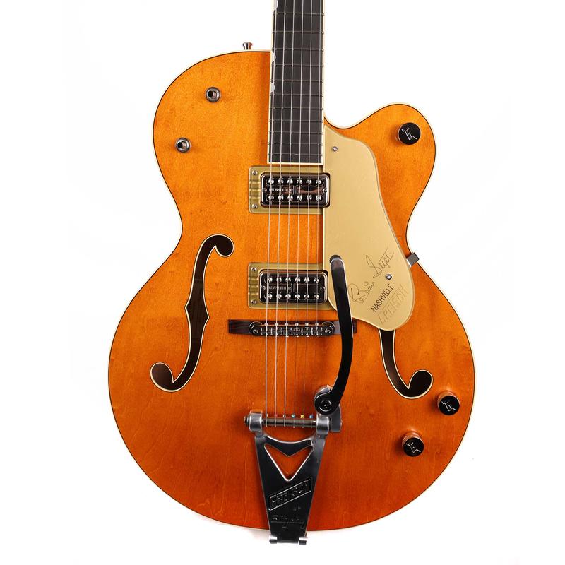 Gretsch G6120T-BSSMK Brian Setzer Signature Nashville '59 "Smoke" Guitar Smoke Orange