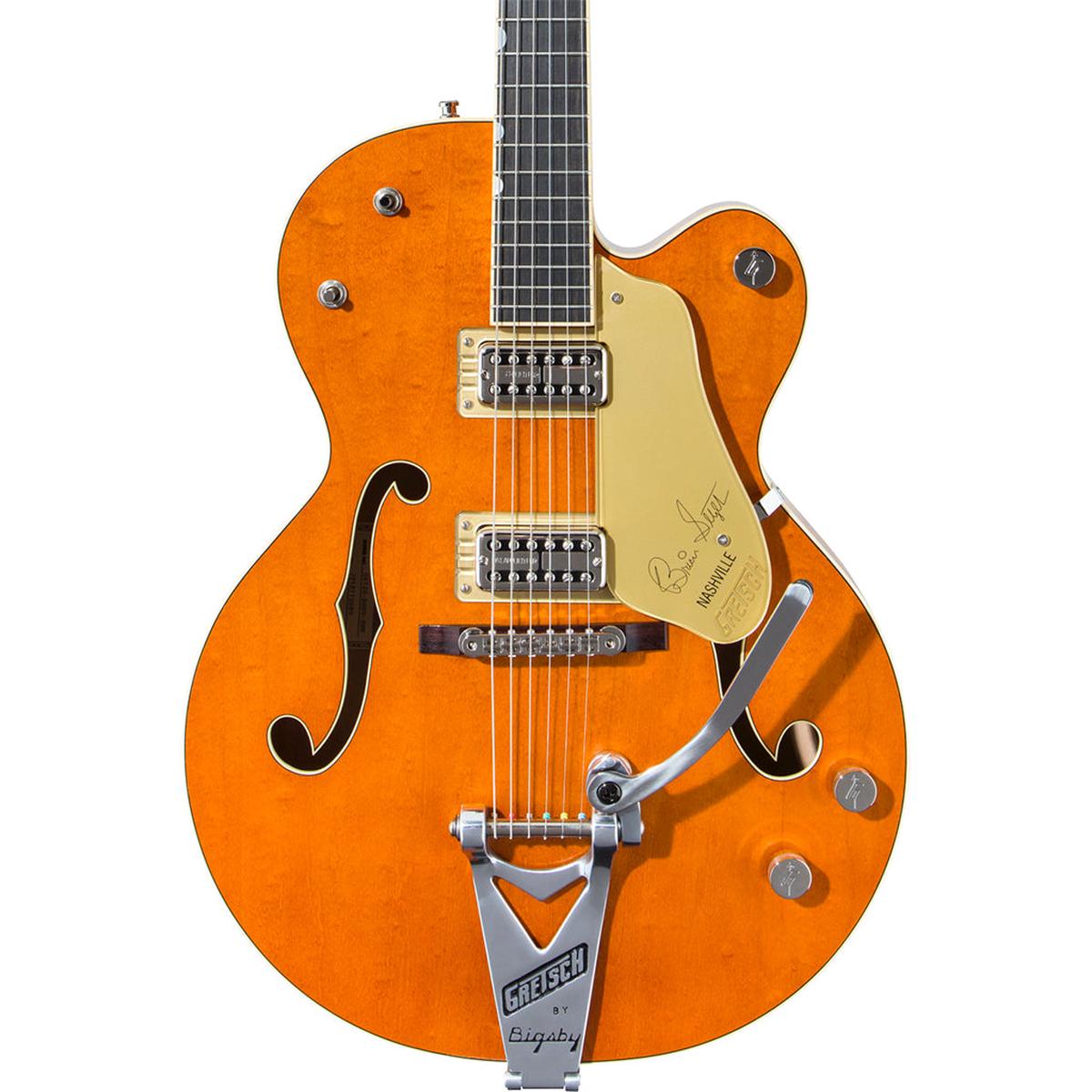 Gretsch - G6120T-BSSMK Brian Setzer Signature Nashville Hollow Body - 59 Smoke with Bigsby - Smoke Orange - Ebony Fingerboard