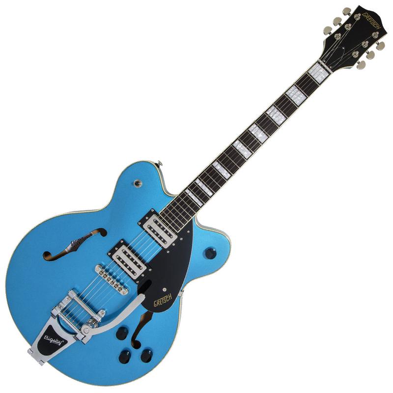 Gretsch Streamliner Center Block Semi Hollow Body Electric Guitar in Riviera Blue G2622T - 2806100502