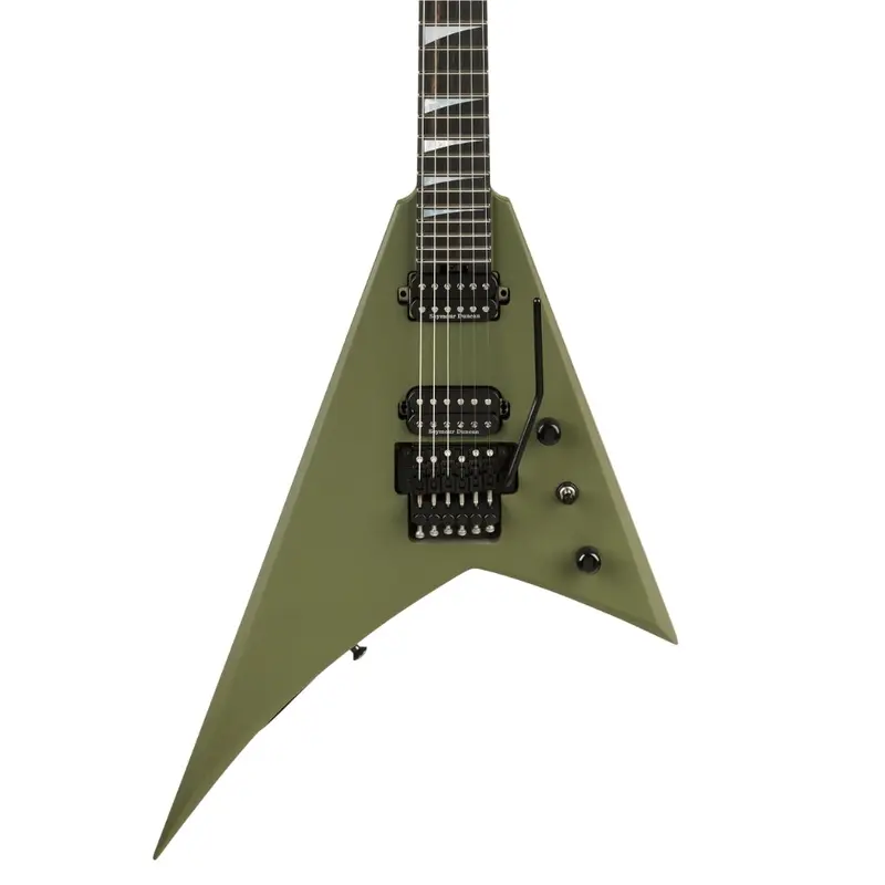 Jackson American Series Rhoads RR24 Electric Guitar - Matte Army Drab, Ebony Fingerboard