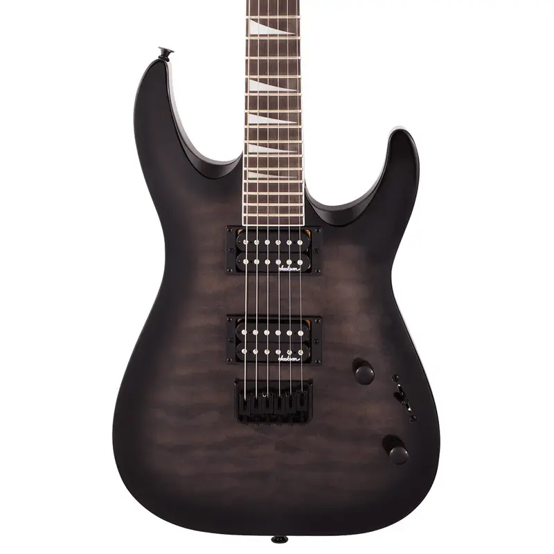 Jackson - JS Series Dinky Arch Top JS32Q DKA HT, Amaranth Fingerboard, Transparent Black Burst | Electric Guitars | 2918809585