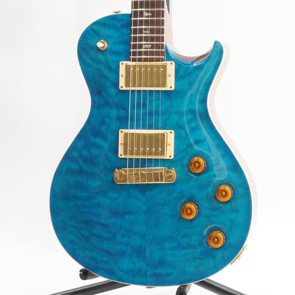 P.R.S. Used Singlecut 10-top (Blue Matteo) 2001 [SN. 1 62150]