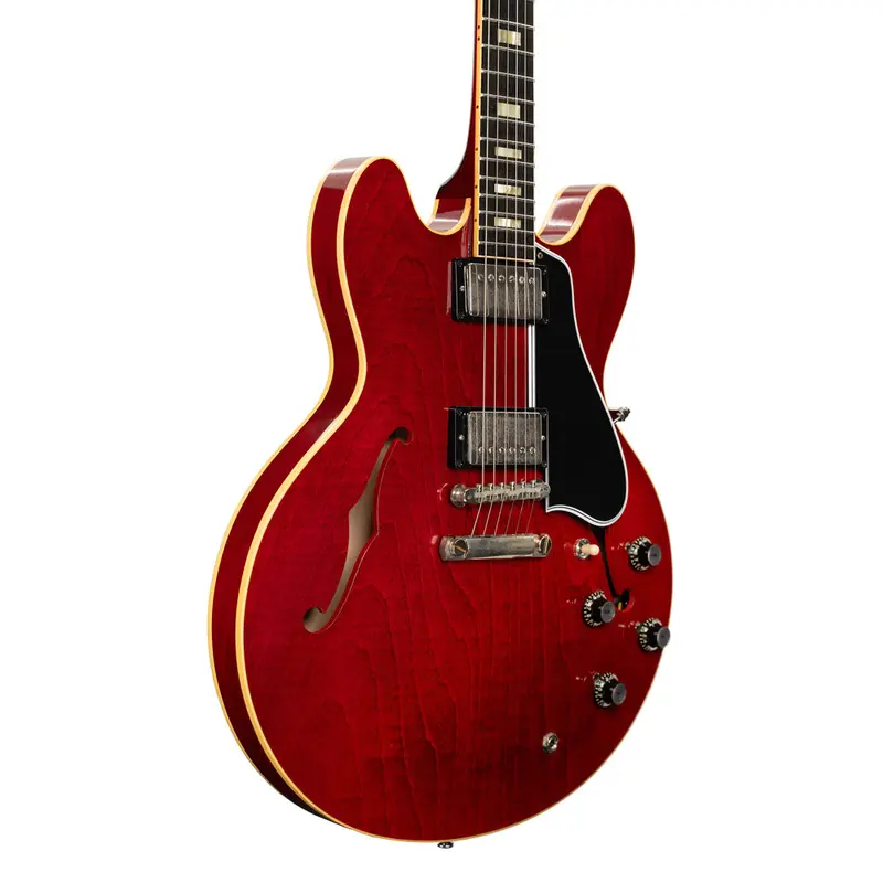 Pre-Owned Gibson 2021 Custom Shop 64' ES-335 Reissue VOS Semi-Hollow Electric Guitar - Sixties Cherry | Used