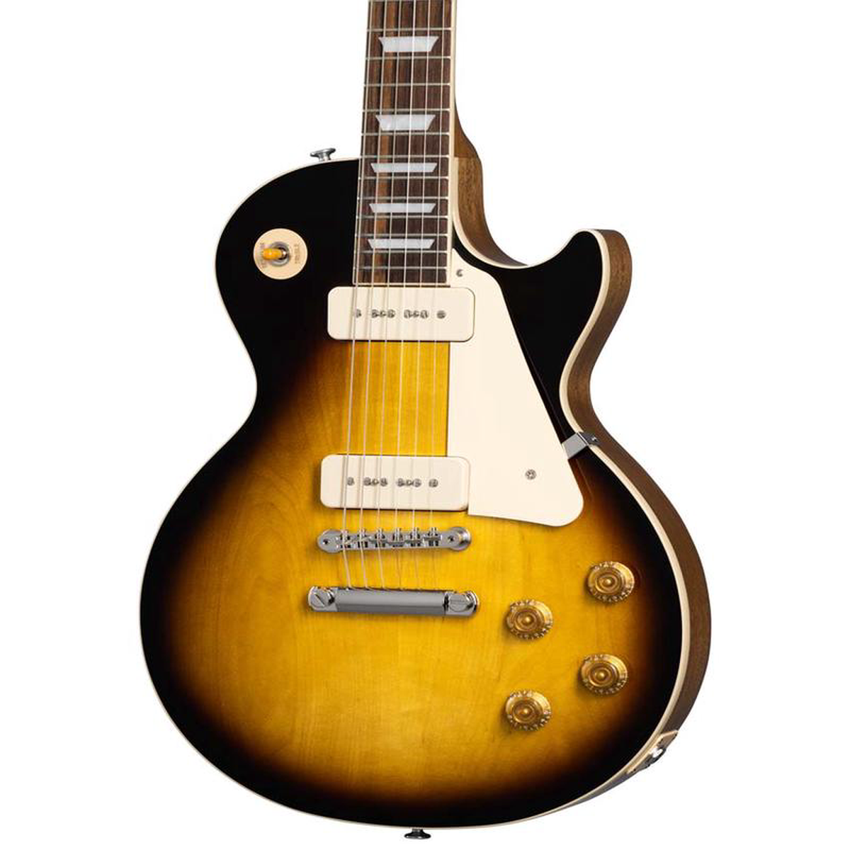 Pre Owned Gibson Les Paul Standard 50s P-90 Pickups Electric Guitar 8211 Tobacco Burst