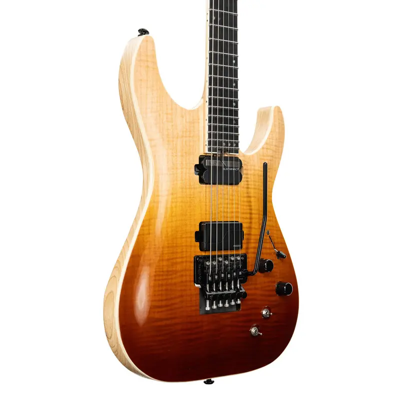 Pre-Owned Schecter C-1 FR S SLS Elite w/ Sustainiac - Antique Fade Burst